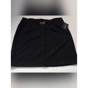 Messini Black Women's Skirt with Gold Accent New Size L